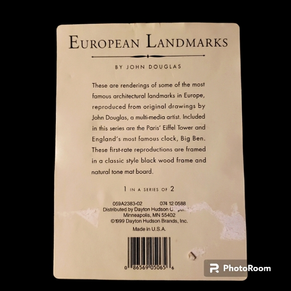 Vintage Paris Themed (John Douglas & Other) Wall Decor Bundle - Picture 5 of 11